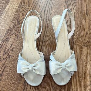 Kate Spade 2” Heel - Light Shimmery Gold. Size 9